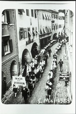1. Mai 1928 in Bludenz. (Quelle: Johann-August-Malin-Gesellschaft)