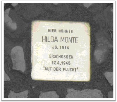 Monte-Olday - Stolperstein Monte-Olday Stolperstein